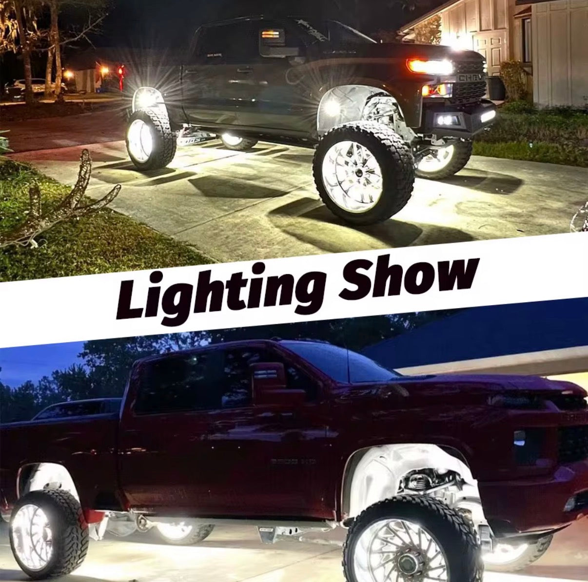 144 led rocklights
