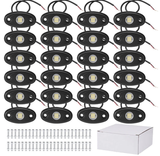 24pc 9 led rocklight bundle